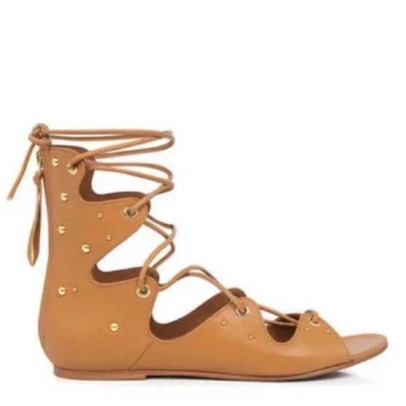 BNIB IRO Xiri Gladiator Sandals - Whiskey 🥃 Color - Size FR 37 - Picture 2 of 2